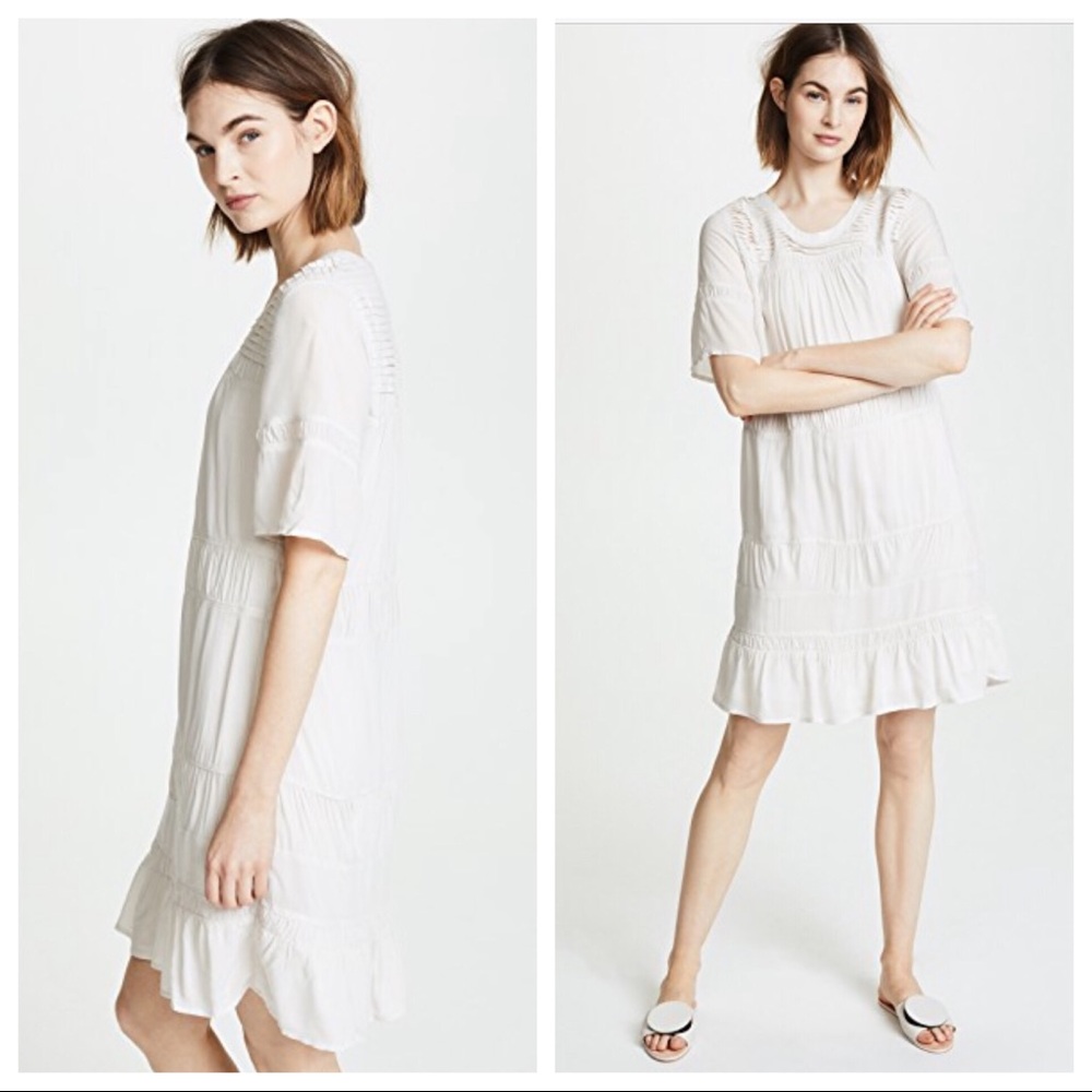James Perse Pleated Shift Sundress